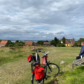 Ny den flotte udsigt fra Bogø Mølle på 7 dage cykelferie
